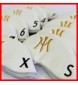 Miura Golf Magnetic Iron Headcover Full Set Authentic 11 Pc White 3I~P/A/S/X 