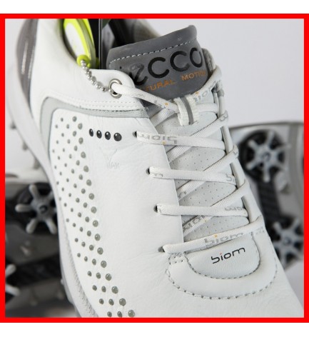 2015 New Ecco Womens Golf Shoes Biom G 2 - White / Silver EU 36 37 38