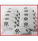 2015 Miura Golf Iron Headcover Full Set Authentic11 Pc White Black 3I~P/A/S/X