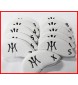 2015 Miura Golf Iron Headcover Full Set Authentic11 Pc White SkyBlue 3I~P/A/S/X