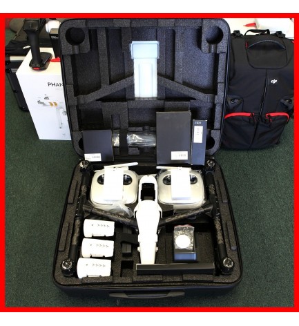 DJI Inspire 1 W 2 Remote + 2 TB48 BT + 180W Charger + Strap + Lenscover  From US