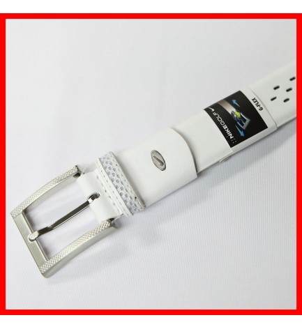 New NIKE GOLF BASIC G-FLEX BELT White  32 34 36 38 40 $50