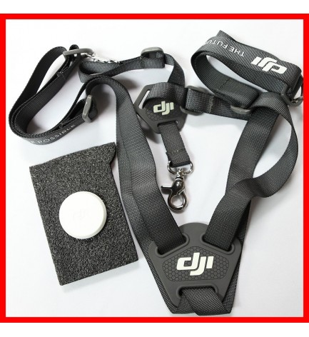DJI Inspire 1 Remote Controller Shoulder Back Strap Part 44 and Lens Cover $30