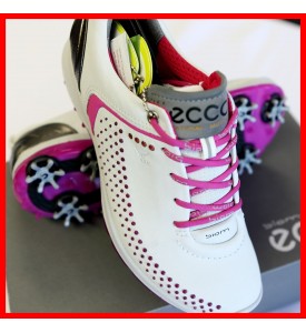 2015 New Ecco Womens Spike Golf Shoes Biom G2 - White / Candy EU 36 37 38 39 