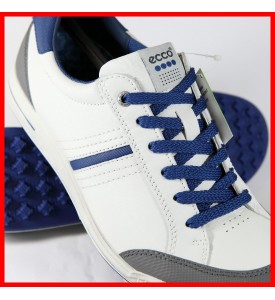 2015 New Ecco Mens Golf Street Retro - White/Titanium/Royal EU 39 40 41 42