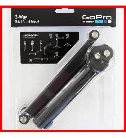 New GoPro 3 Way Grip Extension Arm Tripod Gopro Black Hero4  AFAEM-001 $70