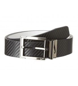 New NIKE GOLF BELT Carbon Fiber Textured Reversible Black / White 32 34 36 38 40