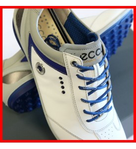 2015 New Ecco Mens Golf Shoes BIOM Zero Plus WHITE / ROYAL EU 40 41 42 43 $200
