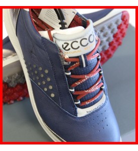 New ECCO Women's BIOM Hybrid 2 Golf Shoes NAVY / BRICK EU 36 37 38 $200