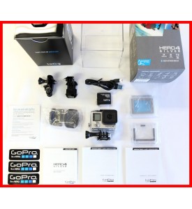 New Gopro HERO4 Silver Lcd TOUCH SCREEN 1080p60 Wi-Fi Waterproof CHDHY-401 $400