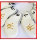 Miura Golf Magnetic Iron Headcover Full Set Authentic 11 Pc White 3I~P/A/S/X 