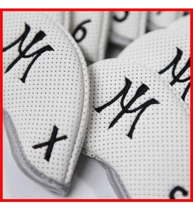 2015 Miura Golf Iron Headcover Full Set Authentic11 Pc White Black 3I~P/A/S/X