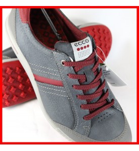 2015 New Ecco Mens Golf Shoes Street Retro - Ombre/Port/Brick EU 39 40 41 42