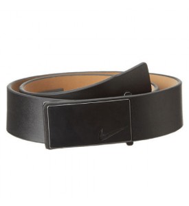New NIKE GOLF BELT SLEEK MODERN PLAQUE - BLACK