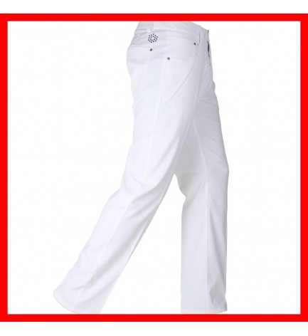 New Puma Golf Solid 5 Pocket Tech Pants white 32 34 36 38 $85