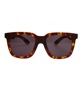 A_holic Mirror Lens Sunglasses - AS23 V Leopart 05 (Black Mirror)