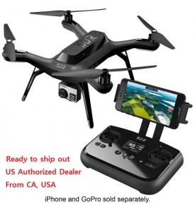 3DR Solo Drone + Backpack + 2 Batteries + 8 Props + Backpack